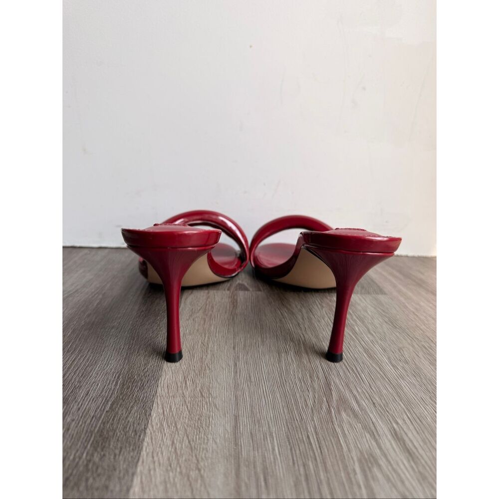 Steve Madden Pennyy Sandal In Red Patent Size US 8 $110 - Picture 11 of 14